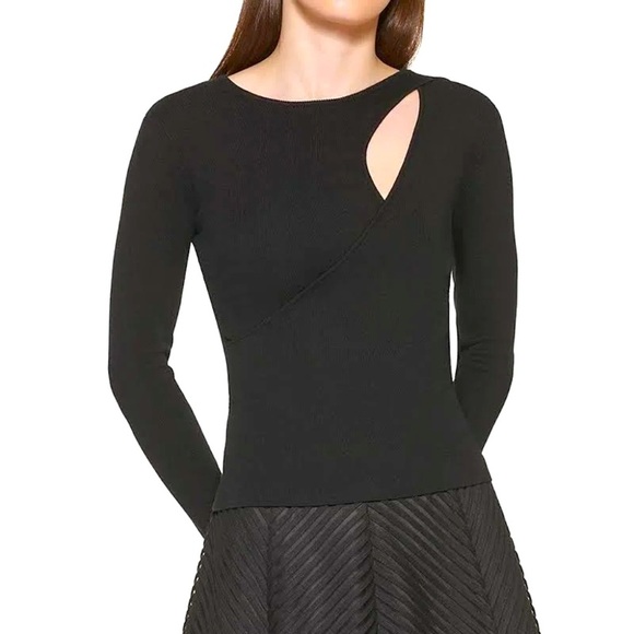 Dkny Tops - DKNY Long Sleevewrap Cut Out Sweater, NEW, Size Medium